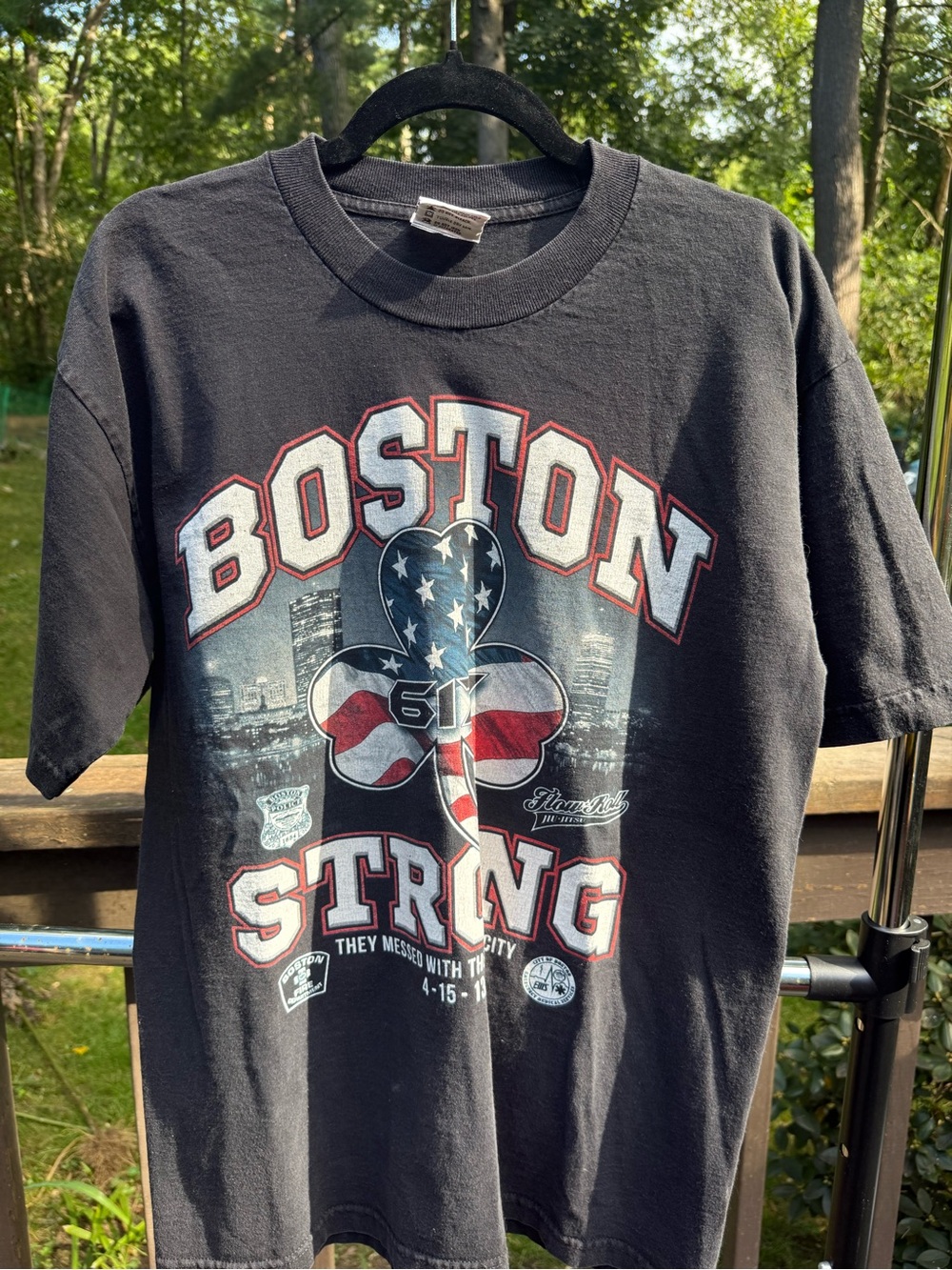 Boston Strong Black Graphic Tee